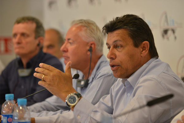 Xavier Beulin (FNSEA), intervenant lors de la session intitulée "La revanche de la nature". Rencontres Economiques 2013