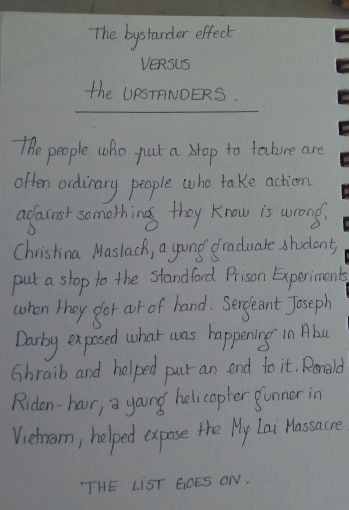 upstander by mélina huet