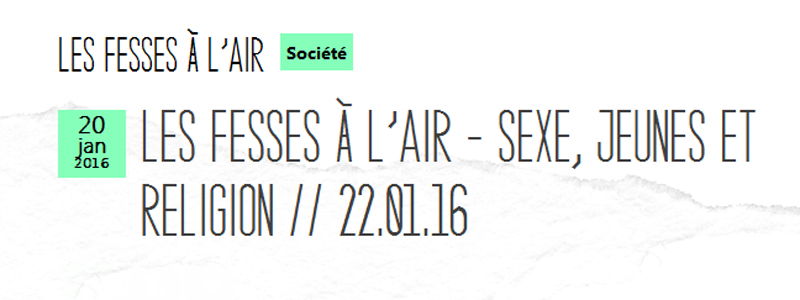 fesses à l'air sexe et religion