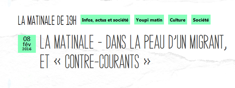 matinale migrants